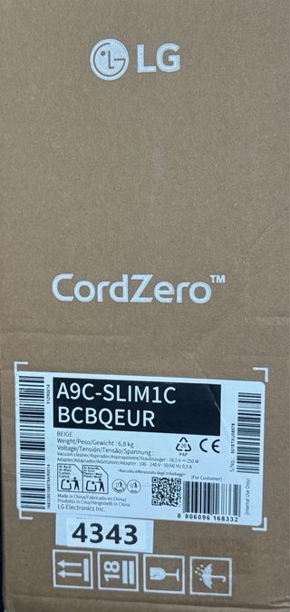 Aspirador  LG CordZero A9C-SLIM1C