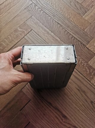 Schedario metallico vintage Flex