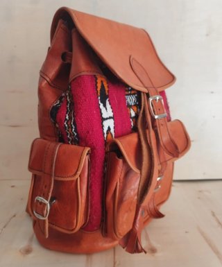 Mochila Cuero Marruecos