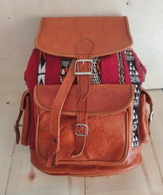 Mochila Cuero Marruecos