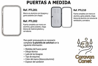 Puertas y portones para autocaravana/caravana