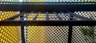 Mesa de cristal y metal Ikea
