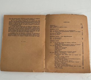 Libro antiguo Juegos de Azar Ed. Molino. Año 40/50