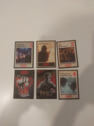 Colección Cartas Stranger Things