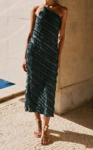 Vestido fiesta verde T:XS