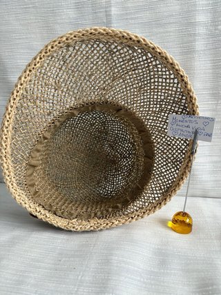 Sombrero de paja veraniego mujer