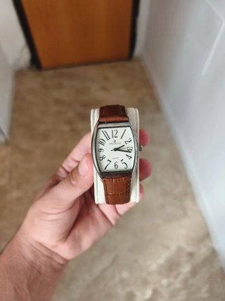 Reloj Pertegaz Piel Marrón y Acero