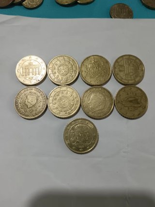 Moneda 1 Euro y 20/50 Céntimos