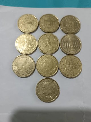Moneda 1 Euro y 20/50 Céntimos