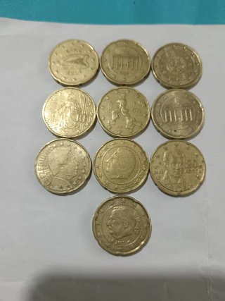 Moneda 1 Euro y 20/50 Céntimos