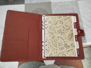 Agenda Hogwarts Marrón Oscura