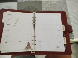 Agenda Hogwarts Marrón Oscura