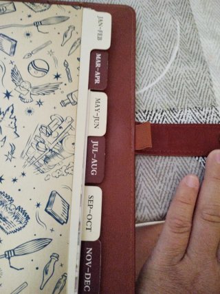 Agenda Hogwarts Marrón Oscura