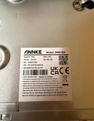Videograbador ANNKE + Disco 1TB