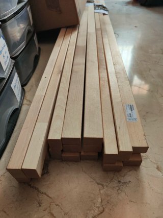 Listones cabecero Mandal Ikea Madera