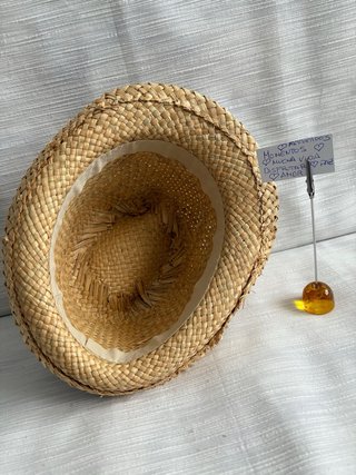 Sombrero de paja veraniego mujer