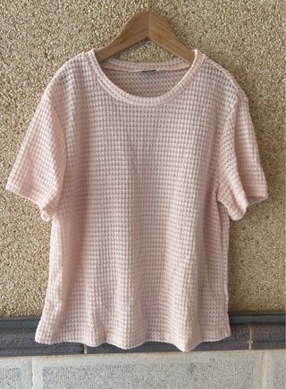 Lote: Falda denim M, camiseta S y cuñas 38