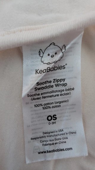 Pack 3 Mantas Swaddle KeaBabies 0-3m