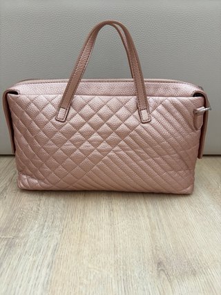 Bolso Love Moschino Rosa Metalizado