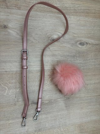 Bolso Love Moschino Rosa Metalizado