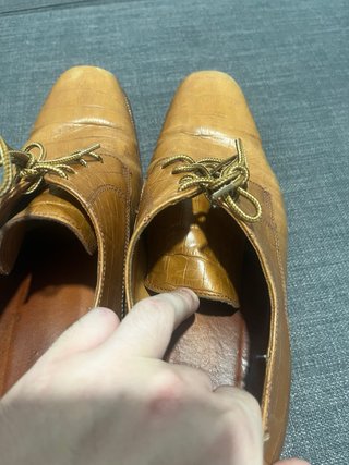 Zapatos de cuero cocodrilo hombre
