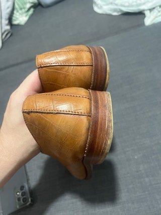 Zapatos de cuero cocodrilo hombre
