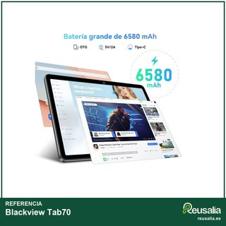 Blackview Tab70 12+64GB Azul tableta Android 10"