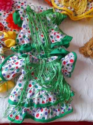 Conjunto flamenca baby pelones leer descripción