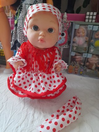 Conjunto flamenca baby pelones leer descripción