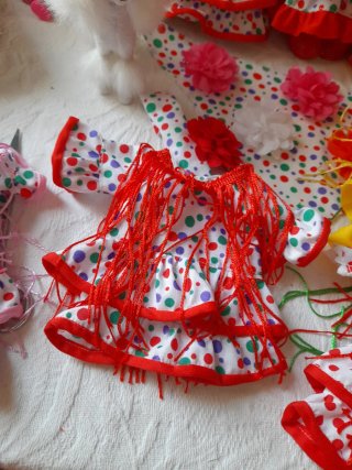 Conjunto flamenca baby pelones leer descripción