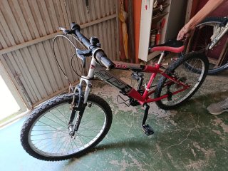 Bicicleta 26 Roja y Blanca