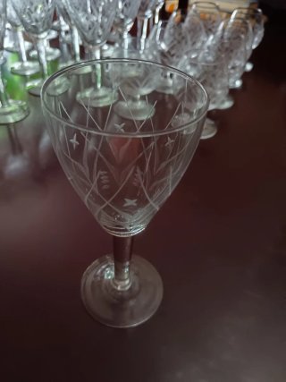 Conjunto Copas Cristal Años 70