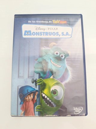 Monstruos S.A. DVD Disney Pixar Español