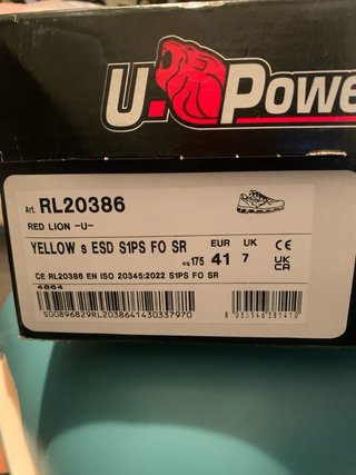 Zapatos de seguridad negros y azules