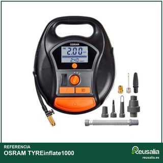 OSRAM TYREinflate1000 compresor aire portátil