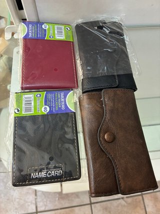 2 Carteras Bismark + 2 Tarjeteros de Regalo
