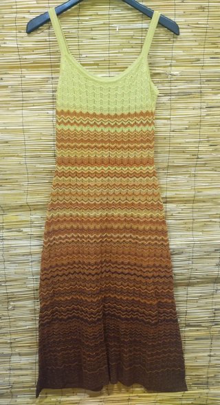 Vestido de punto largo talla M