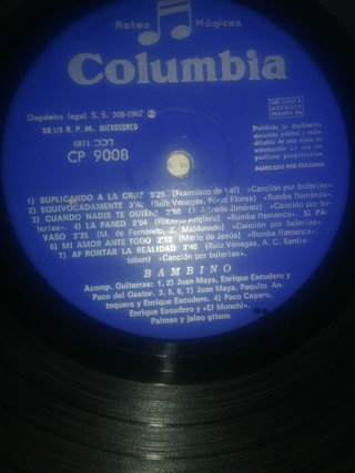 Vinilo Latino Bambino