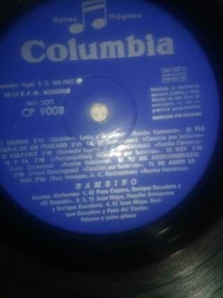 Vinilo Latino Bambino