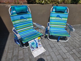 2 Sillas Playa Tommy Bahama Plegables