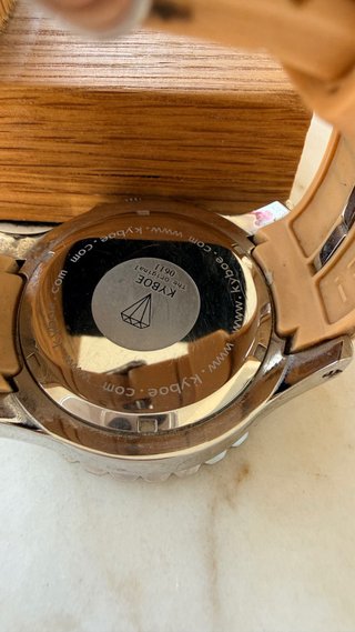 Reloj Kyboe Giant 48mm Naranja y Plata