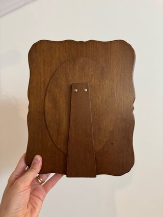 Cornice AD legno e argento 950