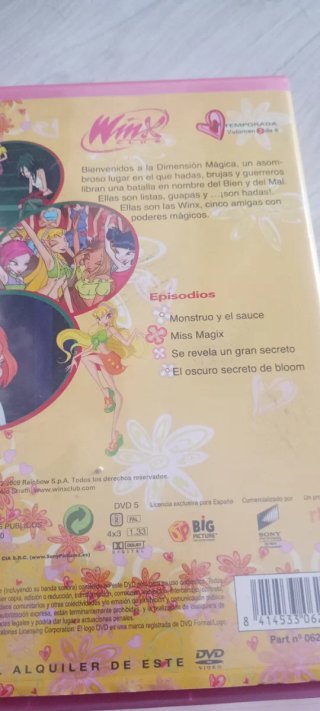 DVD Winx Club Temporada 3 Volumen 3
