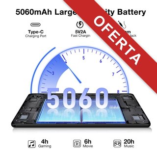 DOOGEE U10 128GB Gris Tablet Android 10 pulgadas