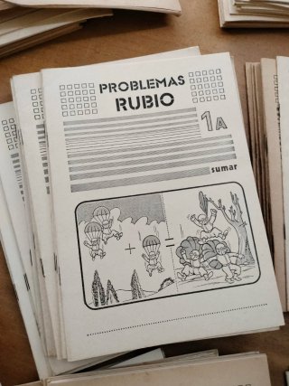 Lote cuadernillos rubio problemas