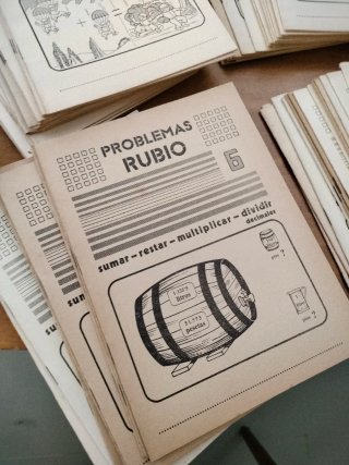 Lote cuadernillos rubio problemas