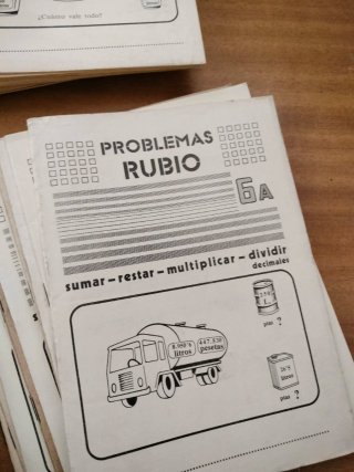 Lote cuadernillos rubio problemas