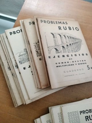 Lote cuadernillos rubio problemas