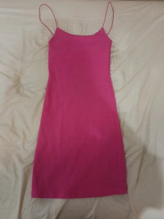 Vestido rosa tirantes Zara Talla XS
