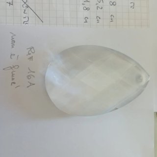 PENDAGLIO/GOCCIA IN CRISTALLO  RICAMBI nr 6 pezzi
